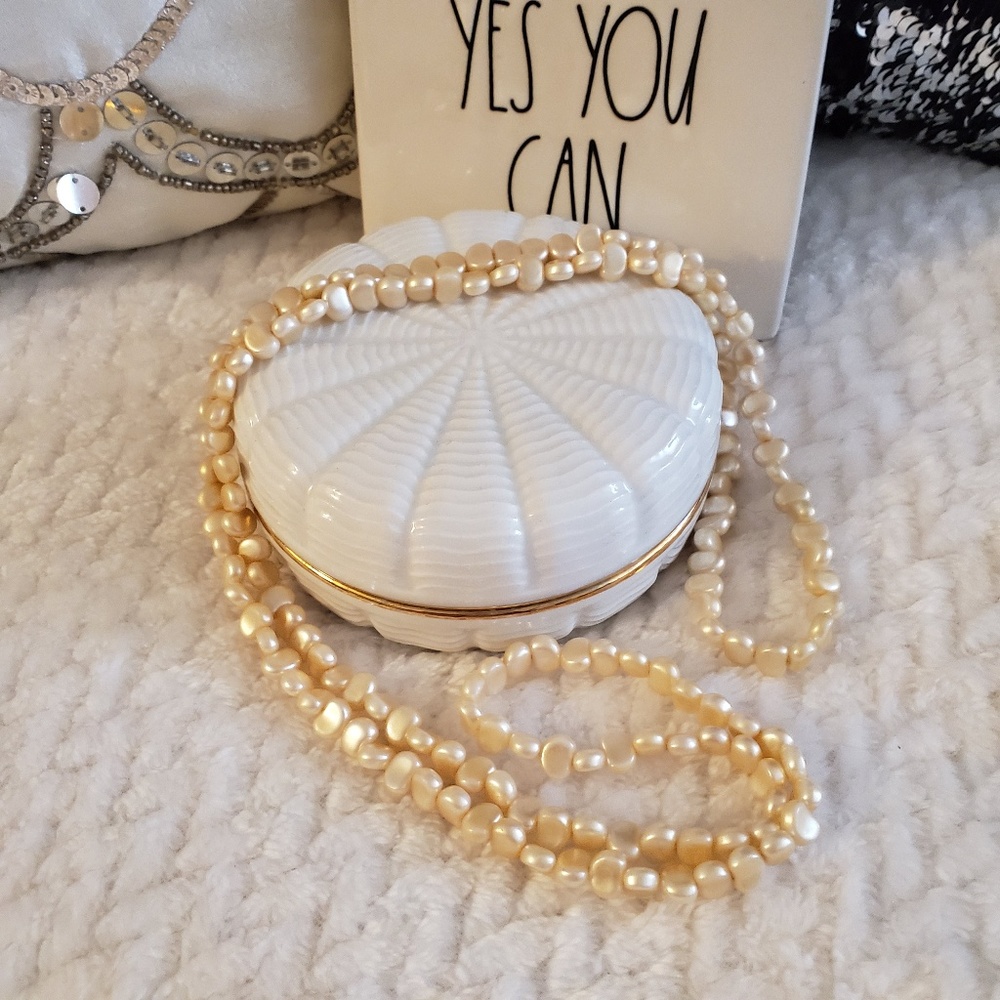Rice Pearl necklace Vintage